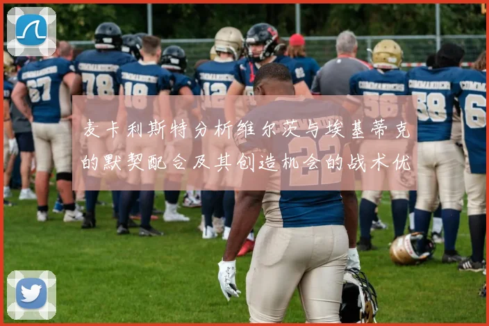 麦卡利斯特分析维尔茨与埃基蒂克的默契配合及其创造机会的战术优势